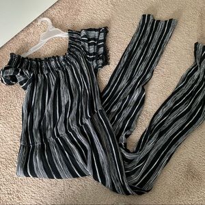 Xhilaration Striped Jumpsuit